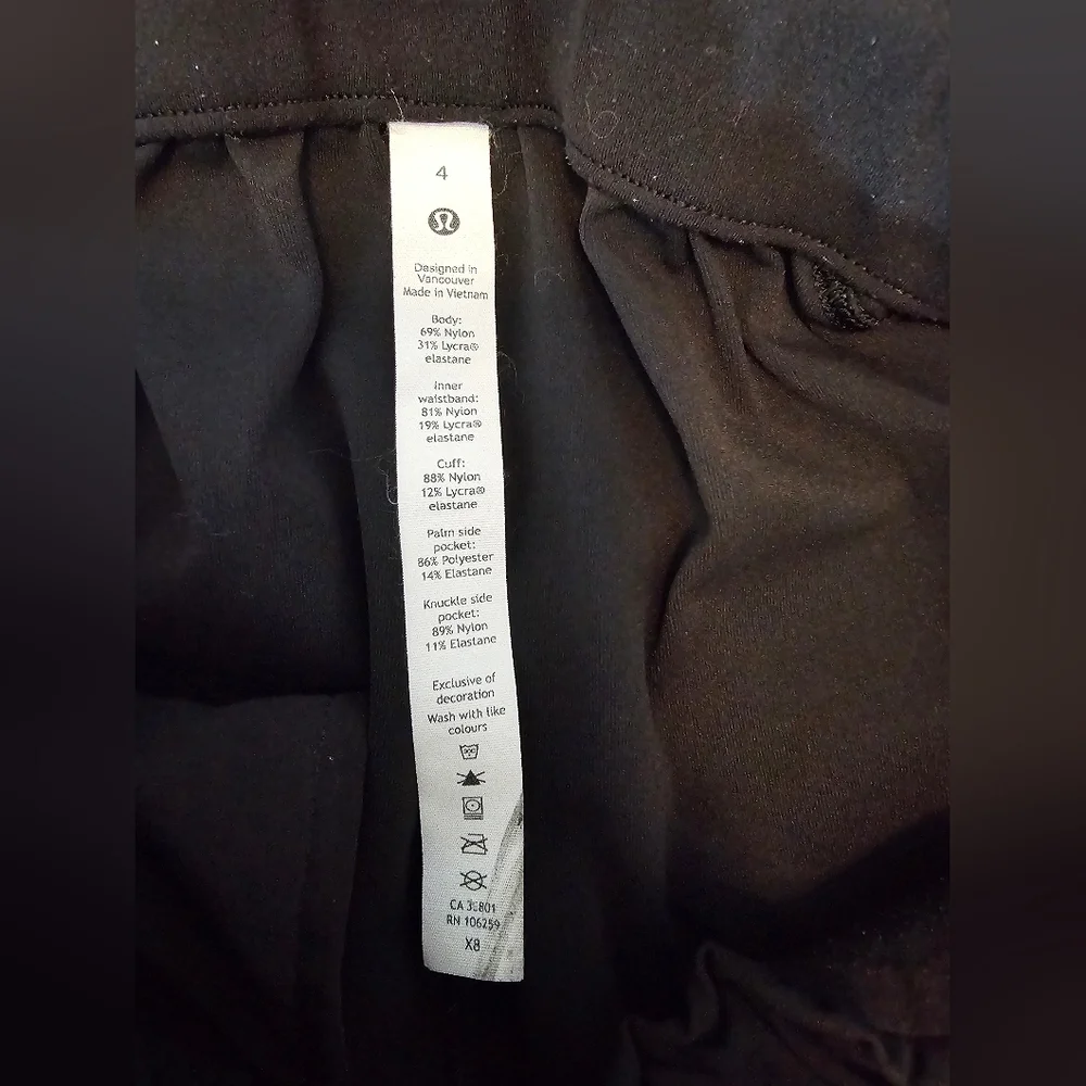 Lululemon athletica Black Full-Length Jogger